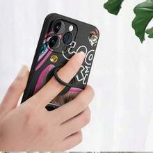 [Teléfono] Soporte de anillo de silicona, TPU antigolpes con agarre giratorio de 360°, cobertura total para phone 12, 13, 14, 15 y 16 (incluidos Pro/Pro/Plus). Colores: negro, blanco y azul. - Multicolor - Ver 2