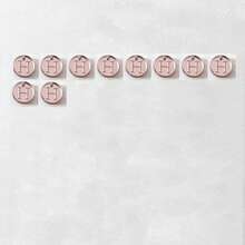 10/30pcs Customized Acrylic Brand Labels, Laser Engraved Clothing Tags - Multicolor - View 9