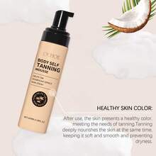 Darkening Body Mousse For Summer Tanned Skin, Moisturizing And Even Skin Tone-Free Shipping-Quick Ship Items-Christmas Gifts|Stocking Stuffers|Stocking Stuffers For Women|Gifts For Women|Travel Essential|Small Gifts - 杏色 - 查看 8