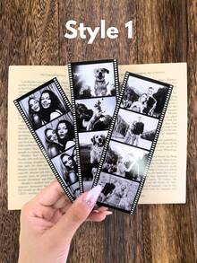 1/4/8pcs Custom Photo Booth Prints, Personalized Photo Booth, 2 Photo Styles Available. Wedding Decor, Wedding, Wedding Gift, Bookmarks, Valentine's Day Gift, Couple Photos, Gifts, Decorations, Thanksgiving Gift, New Year Gift, Party Decor, Personalized Photo Booth Prints, Wedding Photo Booth Cards, Photo Booth Strip Frames. - Multicolor (Style 3) - View 5