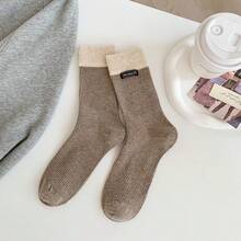 Women Crew Socks - 大紅 - 查看 9