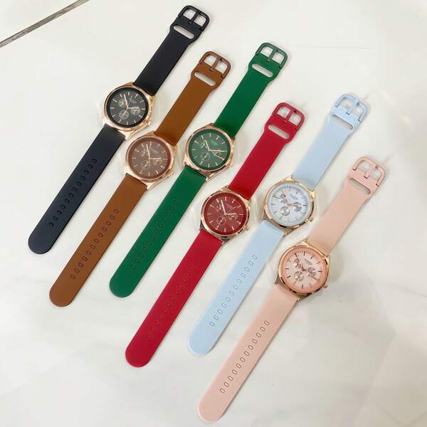 New Casual Sports Quartz Watch For Men And Women, Round Dial, Fashion Luxury Quartz Unisex Watch, Holiday & Valentine's Day Gift