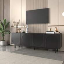 Television Stands & Entertainment Centers - Black - View 3
