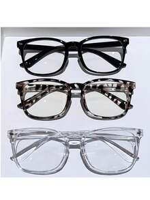 1pc All-In-One Reading Glasses – Stylish Relief For Digital Eye Strain | Ideal For Gaming, Reading, Home, Work & Everyday Wear, Fits Women & Men, Perfect For Personal Use & Gifting, Great For Self-Use And Gifting - 黑色 - 查看 4