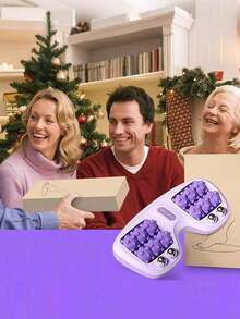 1个足部按摩滚轮，适用于穴位按摩，经久耐用且防滑，设计光滑优雅，是居家足部护理的理想之选。这款足部按摩工具可以放松双脚，缓解足部疲劳，支持双脚按摩，舒缓压力，是一款便携式按摩工具，适合家庭和办公室使用。 - 彩色 - 查看 9