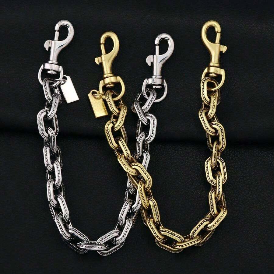 Fashion Metal One Shoulder Bag Chain Pendant Strap Bag Pendant Women's Small Square Crossbody Bag Pendant - 彩色 - 查看 1