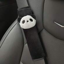 2 Cute Panda Seatbelt Decorations To Protect Your Neck And Prevent Seatbelt Scratches.Panda Decorates Car Interior, If You Love Pandas, Don'Miss It, Belt Protector, Car Accessories, Fun Car Decoration, Lightweight Design, Comfortable Cushion, Belt Pad, Panda Enthusiasts, Pet Lovers