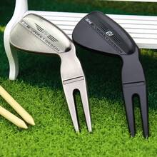 Golf Green Fork, Zinc Alloy Golf Pitch Mark Tool - Perfect For Men's Golf - Suitable For Valentine's Day, Thanksgiving, Christmas, And Halloween - Non-Magnetic