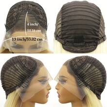 200% Density 26 Inch 13X4 HD Transparent Ash Blonde Lace Front Wigs Body Wave Lace Frontal Wig Honey Blonde Color Lace Front Hair Wig Loose Wave Ombre Gloden Blonde Hairpiece Closure Wig Synthetic Heat Resistant Fiber Hair 13*4 Lace Wigs For Daily Wear Party Halloween Christmas - 漸變金色 - 查看 7