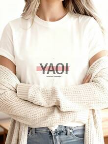 I Paused Reading Yaoi To Be Here Fujoshi Yaoi Manga BL T Shirt - 白色 - 查看 3