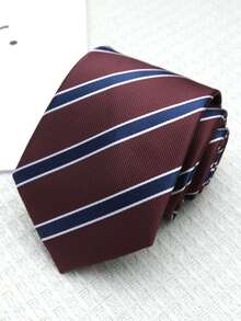 1pc Casual Polyester Striped Elastic Tie For Women, All Season - Multicolor - View 14