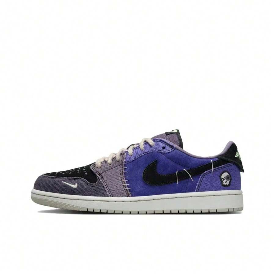 Zion Williamson x Jordan Air Jordan 1 Low OG 'Regency Purple and Dark Raisin' 巫毒娃娃配色 低筒 復古籃球鞋 男款 深藍色