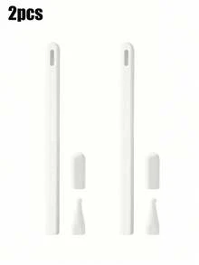 Apple Pencil Gen 2 Cartoon Dual Cap Stylus Case, Protective Cover Sleeve Anti-Fall, Waterproof, Dirt-Resistant, Touchscreen Pen Holder