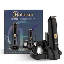 Hatteker 6in1 Professional Men Body Grooming Kit Body Trimmer