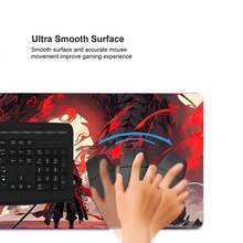 YUFZX Fashion Anime Warrior And Fiery Dragon Style Extended Mouse Pad, Large Gaming Desk Mat, Stylish Desk Decor And Protection Pad, Rubber Anti-Slip Edges, Multi-Sized, Perfect For Laptops, Desktop Gaming, Work, Home, Great Gift For Boys, Girls, Christmas And Halloween Gifts - Multicolor - View 7