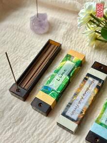 Bețișoare parfumate portabile de 5g pentru aromaterapie, 4 tipuri de parfum, relaxante și calmante, potrivite pentru dormitor, studiu, meditație, yoga, ceai de după-amiază și alte ocazii, pentru toate anotimpurile