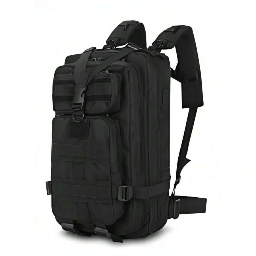 Waterproof Tactical Military Assault Backpack For Men And Women, Durable And Durable. - màu đen - Xem 1