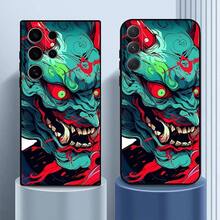 Funda protectora mate anti-caída para teléfono  25 Ultra/S23 Plus/S21+/S20/S24 FE/S22 Note 20 estilo samurai  ronin - Mezcla de colores - Ver 1