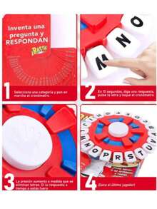 BASTA Divertido Juego De Mesa De Pensamiento Rapido Digital 2 A 8 Jugadores 36 Cartas No Incluye Pilas Excelente Para Fiestas Vacaciones Reuniones Familiares Rompecabezas Ritmo Rapido Juego Para Fiestas Juego Para Ninos Regalo Para Estudiantes Regalo De Cumpleanos Regalo Para Navidad Regalo Dia Del Padre Regalo Dia Del Nino Regalo Dia De Las Madres W1099 - Basta - Multicolor - Ver 5