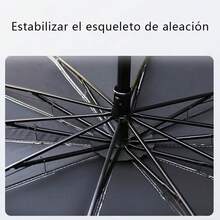 Cubierta solar del parabrisas del automóvil de 1 pieza, protector solar reflectante plegable para la ventana delantera del automóvil protege el vehículo de los rayos UV y el calor, mantiene el vehículo fresco, adecuado para la mayoría de los vehículos - Negro - Ver 5