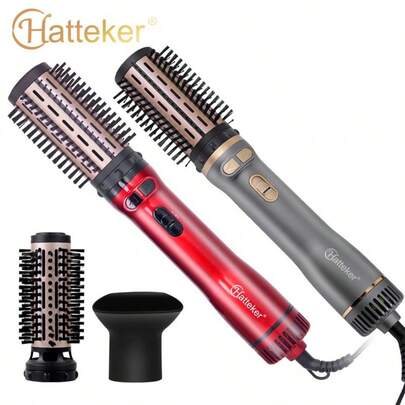 Hatteker 3-in-1 Air Hair Style Lockenstab, Styling-Werkzeuge, Haartrocknerbürste, Heißkamm, elektrischer Haarglätter
