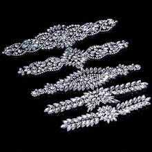 1Pc Iron-On Glass Rhinestone Applique Hotfix Shiny Crystal Decorative Patch Suitable For Clothing Dresses Shoes Bags Home Crafts Decorative Crystal Accessories, Christmas New Year Holiday Party Dress Art Decoration Applique - Multicolor - View 9