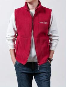 Men Vests - الأحمر - مشاهدة 2