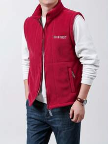 Men Vests - الأحمر - مشاهدة 6