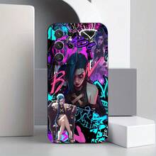 1 Pieza Funda de Teléfono de Personaje de Juego-Qini Diseñada para Samsung Galaxy S21 FE/S22/S22 Ultra/S23/S23 FE/S23 Ultra/S24/S24 Ultra/S25/S25 Ultra/S25 Plus/A15/A33/A50/A51/A52/A53/A54/A55/A60/A71/A73 con Cubierta Protectora de TPU Negra, Resistente a Impactos, Incluye Protección de Lente, Regalo Ideal para Cumpleaños y Festividades - Mezcla de colores - Ver 6