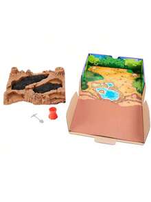 Spin Master Kineticsand Children's Educational Dinosaur Fossil Digging Toy Manual DIY Treasure Exploration Toy - Purple - View 5