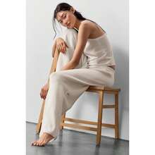 Alo Yoga Sweater Henley Tank - Ivory |  | Pilates Set - Ngà voi - Xem 5