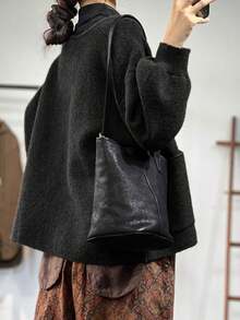 Plus Size Women Cardigan, Classic Knitted Casual Fashion Sweater Top