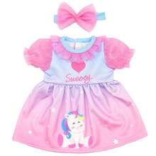 适合16至18英寸/40.6至45.7厘米的玩具重生娃娃，20种款式，适合作为儿童礼物（不含娃娃）。 - 多色 - 查看 4