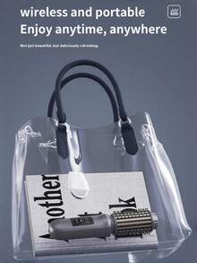 This Wireless Curling Brush Combines Curling, Straight Hair, And Straightening In One. It Heats Up Quickly And Is A 3-In-1 Portable Wireless Curling Iron. It Has A Built-In 2600mAh USB Rechargeable Battery And Uses Plasma Heat Technology, Which Can Be Used For Curling, Styling, Smoothing Frizz, And Creating Various Hairstyles. The Mini Curling Iron Is Convenient For Travel, Allowing You To Style Anytime, Anywhere. It Is An Ideal Choice For Young People, Career Women, And Busy Moms, And Also Makes A Great Gift For Valentine's Day And Christmas.