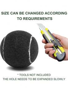 4个网球椅腿套，助行器专用网球（预切），4个预切助行器网球（老年人适用），预切球，适用于助行器脚套和椅子腿套，通用助行器滑行球，保护地板，适用于大多数椅腿 - 彩色 - 查看 3