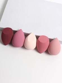 5pcs Flawless Base Application Kit - 5pcs Latex-Free Makeup Sponge Set, Wet Dry Dual-Use Multifunctional Egg, Cheap, Valentine's Day, Cheap Items, Travel, Travel Essential, Room Decor, Valentine's Gift, Cheap Stuff, Room, 1 Dollar Items, Vacation Essentials, Gifts For Women, Bedroom, Valentine, 99 Cent - Multicolor - View 9