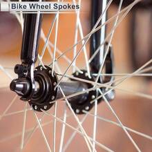 1 Set Universal Spokes 13G 130mm Length Bike Wheel Spokes Nipple Black 45 Steel - Initial - View 4