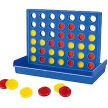 Family Strategy Board Game - 13.21 Cm Portable Foldable Chess Puzzle For Kids & Adults, Classic Four-In-A-Row Challenge With Red & Yellow Discs, Ages 3+ Home Entertainment, Perfect Christmas Thanksgiving Gift, Chess Gifts, Interactive Play, Vibrant Board, Sturdy Construction - Multicolor - View 7