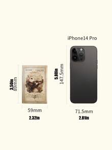 1PC Retro Alice Theme Playing Cards - Exquisite Double-Sided Anti-Slip Embossing, Four-Layer Die-Casting, Perfect For Family Gatherings And Party Games. Elegant Rabbit And Geometric Designs, Family Game Night. Geometric Card Patterns