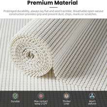 BAGAIL Drawer And Shelf Liner, 12 In X 10 Ft Non-Adhesive Shelf Liners For Kitchen Cabinets, Thick Strong Grip Liners For Desk, Shelves, Bathroom Drawers, Cabinet Protection - Black - MàuA - Xem 2