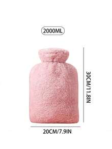 1pc 2000ML Hot Water Bag For Filling Water, Warm Water Bag For Girls, Hot Compress, Warm Hands, Cute And Plush Belly, Explosion-Proof And Foot Warmers - Multicolor - View 15