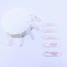 睫毛提升垫套装（5对装），硅胶睫毛烫卷器，睫毛提升贴片，可重复使用的专业自粘式睫毛提升贴片，无香型睫毛提升模具，化妆美容工具 - 彩色 - 查看 8