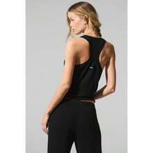 Alo Yoga Sweater Henley Tank - Ivory |  | Pilates Set - màu đen - Xem 3