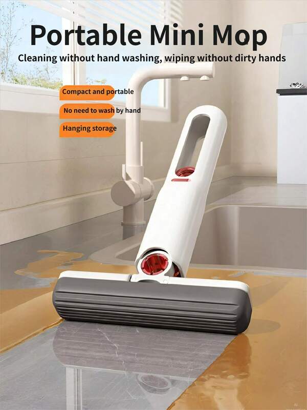 مجموعة مكنسة مصغرة متعددة الوظائف لتنظيف المكتب والمطبخ، أداة تنظيف المكتب. مقبض بلاستيك سميك مع إسفنجة ناعمة، قوة امتصاص وتنظيف عالية لاستبدال قطعة القماش. تصميم مصغر للتخزين السهل، مناسب لتنظيف سطح المطبخ والحوض وطاولة الطعام والنوافذ الزجاجية