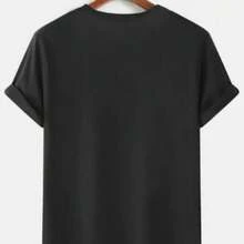 Jimin  Kpop Unisex Aesthetic T-Shirt, 100% Premium Cotton - 黑色 - 查看 5