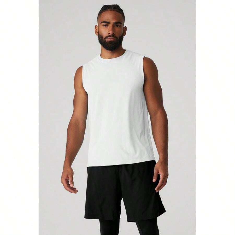 Alo Yoga Camiseta de rendimiento de ídolo - Blanco | | Conjunto de Pilates - Blanco - Ver 1