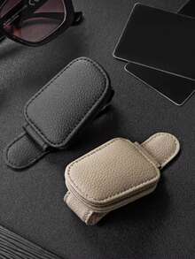 Universal Car Sun Visor Glasses Clip Fashion Glasses Holders Auto Eyeglasses Holder Car Accessories Vacation Camping Travel Back To School Essentials - Multicolor - View 6