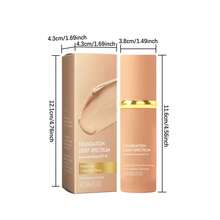 Suero Protector Solar SPF 50 + Base de Maquillaje 4-en-1 – Hidratante, Unifica Tono, Adaptación al Color, Cuidado Facial - Carne - Ver 4