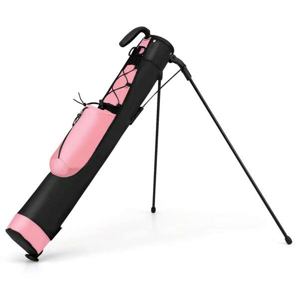 Bolsa de pie para golf ligera, bolsa de transporte para campos par 3 y ejecutivos con correa para el hombro