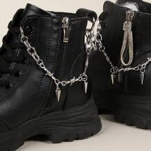 1PC Shoe Chain DIY Shoe Accessories Heel Chain Side Chain Minimalist Punk Detachable Accessories Shoe Chain